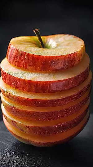 红色健康有机水果美味新鲜苹果天然