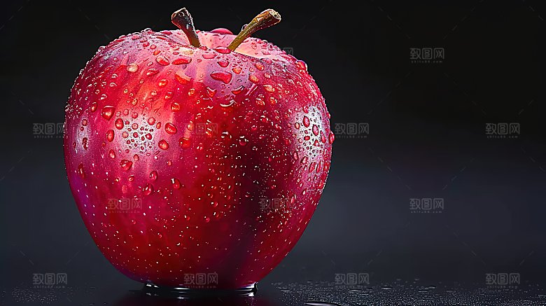 苹果美味健康有机红色水果新鲜天然