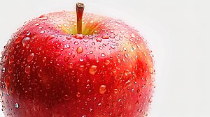 健康天然有机水果美味红色苹果新鲜