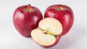 健康有机天然鲜甜高清红色美味苹果新鲜水果