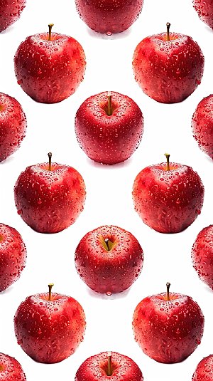 美味水果红色天然有机特写新鲜苹果健康