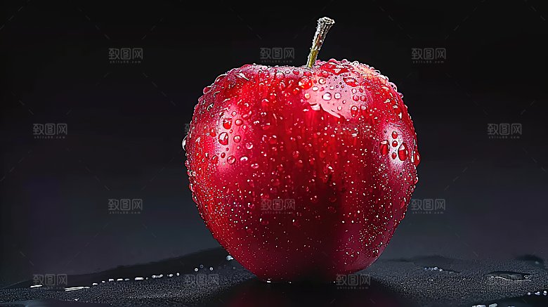 苹果健康天然高清有机新鲜水果鲜甜红色美味