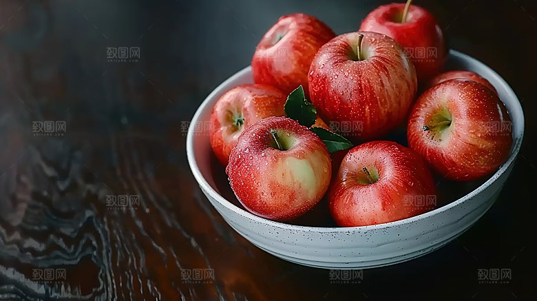 苹果健康天然高清有机新鲜水果鲜甜红色美味