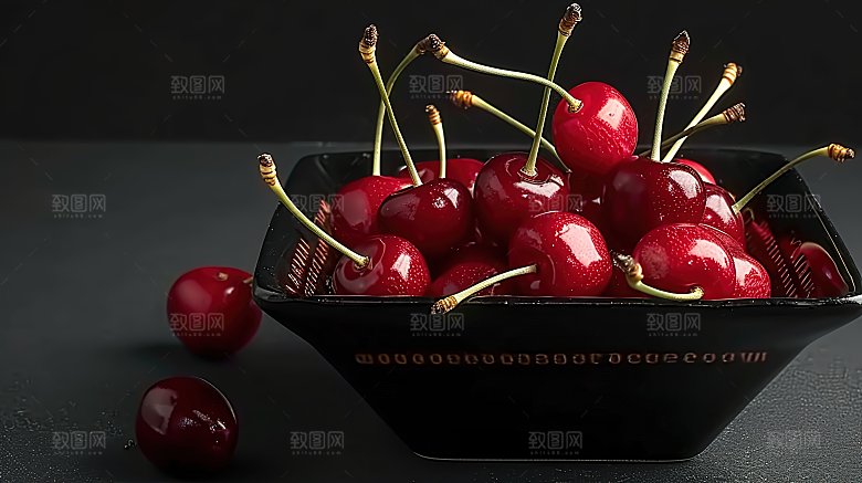 果肉美味樱桃新鲜车厘子水果红色