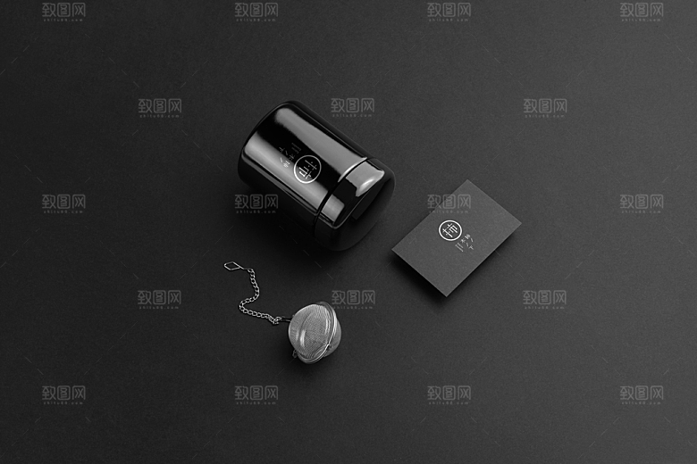 茶叶品牌文创样机包装礼盒袋罐子产品包装