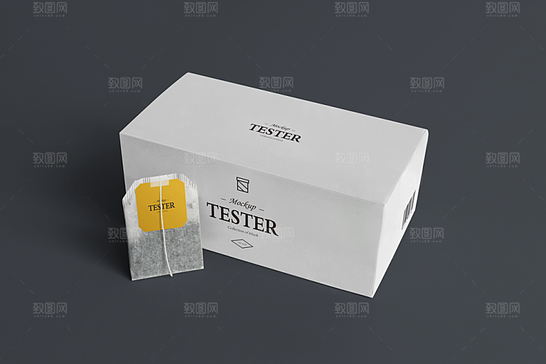 茶叶品牌文创样机包装礼盒袋罐子产品包装