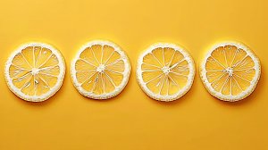 果肉柠檬汁清新健康维c高清摄影水果柠檬