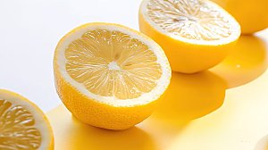 柠檬柠檬汁果肉维c水果清新健康