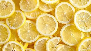 清新高清维c黄色健康水果柠檬果肉