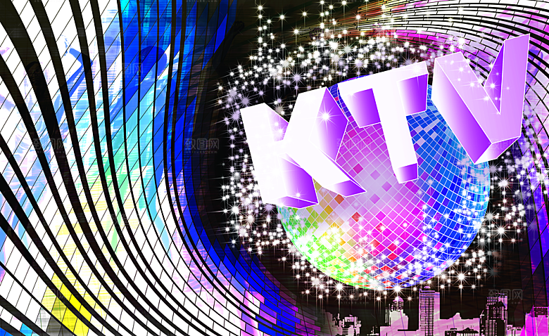 KTV歌唱宣传海报