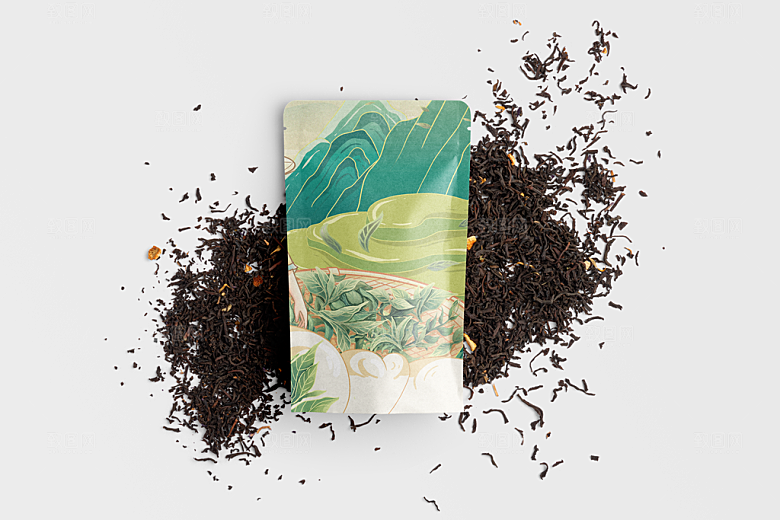 高端茶叶包装样机素材