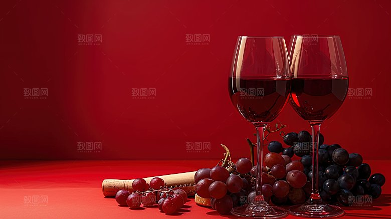 喝酒喜庆庆祝酒杯倒酒酒具酒精红酒品酒酒瓶