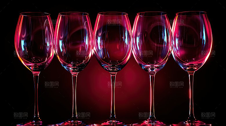 红酒倒酒葡萄酒酒杯庆祝品酒酒具红色酒瓶摄