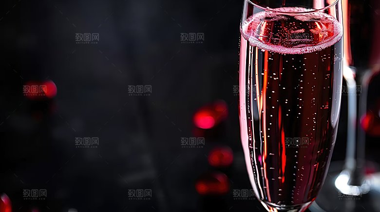 酒杯红色酒瓶红酒摄影倒酒庆祝品酒酒具