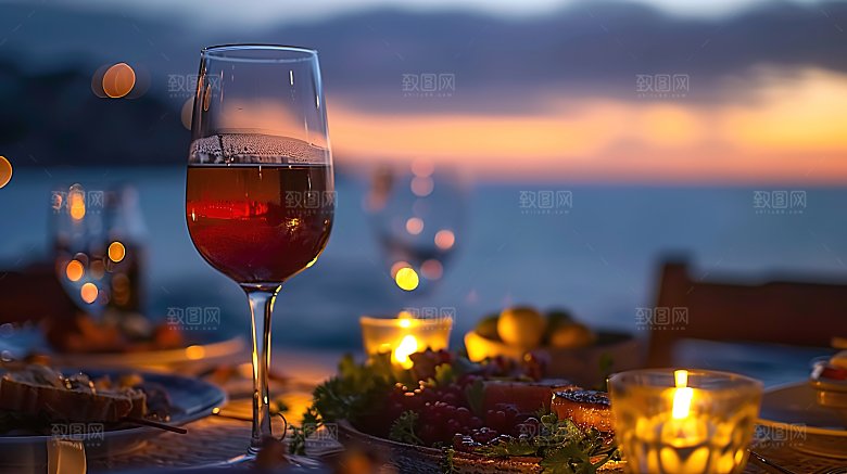酒精品酒酒瓶葡萄酒红酒酒杯庆祝