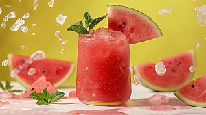 多样西瓜水果新鲜鲜甜果汁解暑健康