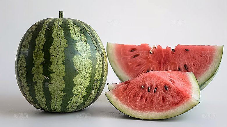 水果冰凉鲜甜健康果汁有机新鲜摄影西瓜解暑