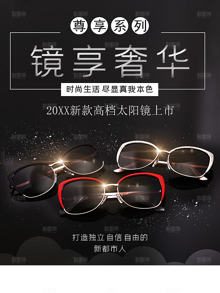 新款高档太阳眼镜