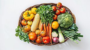 多样青瓜有机玉米健康蔬菜生菜番茄绿色