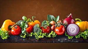 多样天然蔬菜健康摄影食物植物有机绿色新鲜