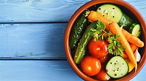 健康蔬菜萝卜多样有机菠菜绿色番茄玉米生菜