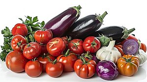 萝卜蔬菜番茄有机生菜多样菠菜玉米