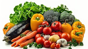 绿色多样蔬菜植物有机新鲜天然健康
