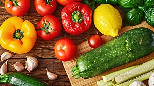 绿色健康蔬菜植物摄影多样有机天然新鲜食物