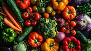 生菜番茄有机菠菜绿色健康蔬菜玉米多样萝卜