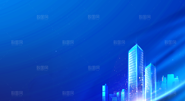 蓝色背景 蓝色科技 科技背景 IT蓝色背