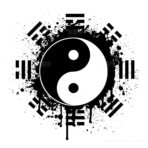 太极八卦阵png素材免抠图片ps素材设计
