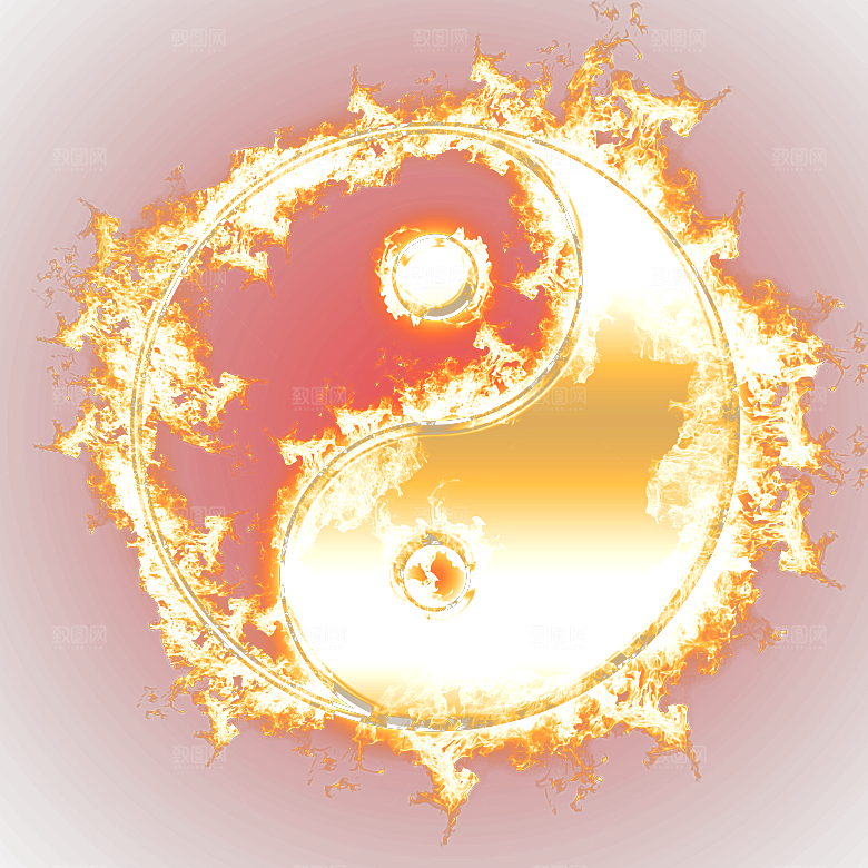 太极八卦阵png素材免抠图片ps素材设计