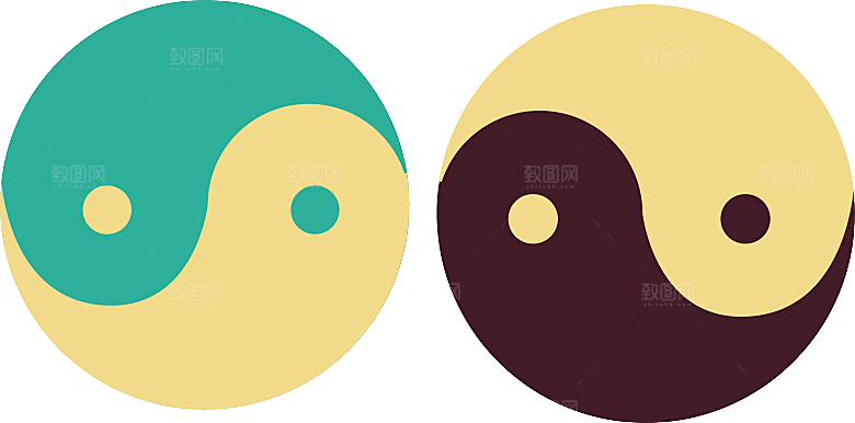 太极八卦阵png素材免抠图片ps素材设计