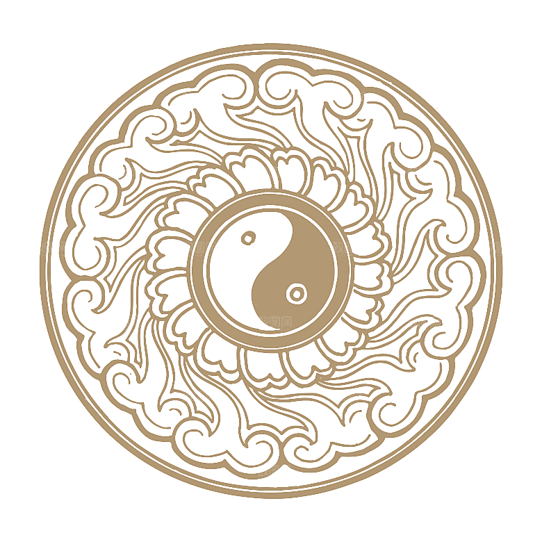 太极八卦阵png素材免抠图片ps素材