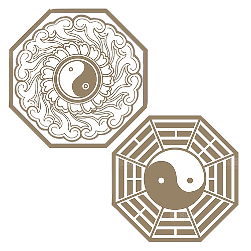 太极八卦阵png免抠图片ps素材透明