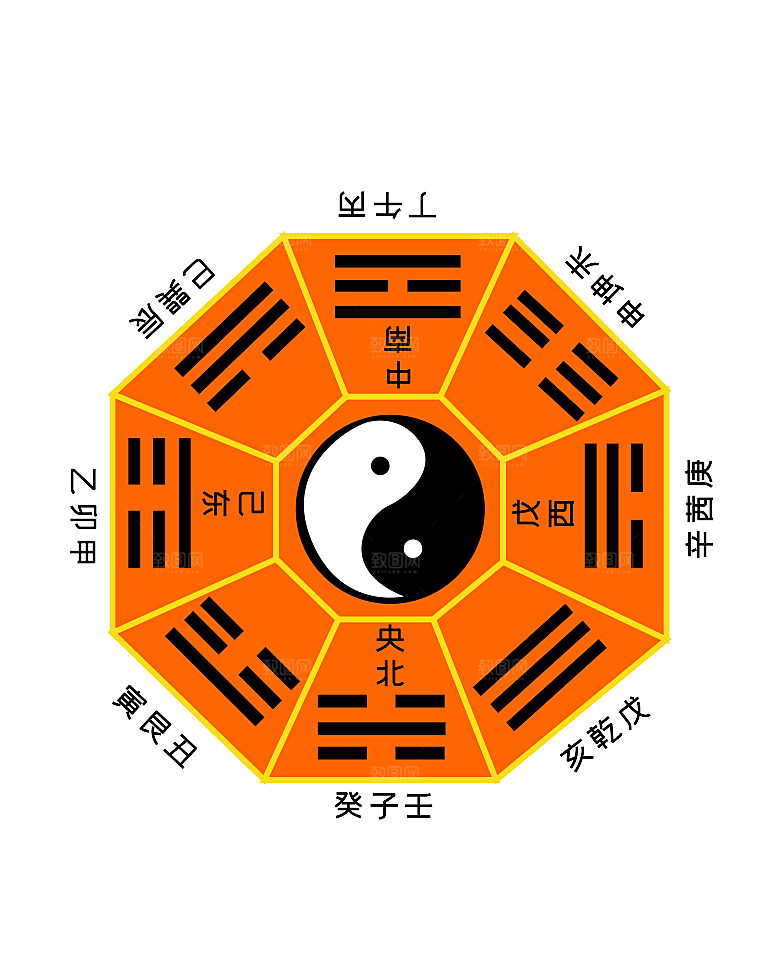 太极八卦阵png免抠图片ps素材透明