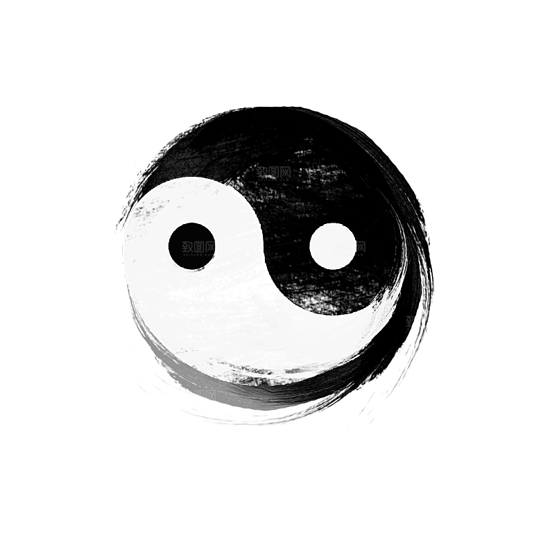太极八卦阵png免抠图片ps素材透明