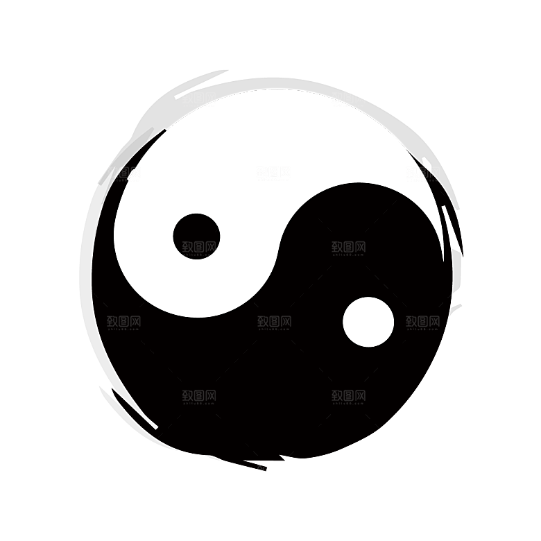 太极八卦阵png免抠图片ps素材透明