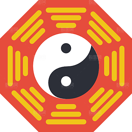 太极八卦阵png免抠图片ps素材透明元素
