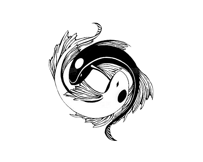 太极八卦阵png免抠图片ps素材透明