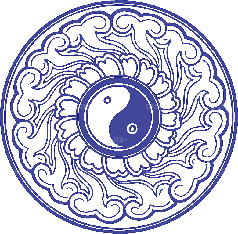 太极八卦阵png免抠图片ps素材透明元素