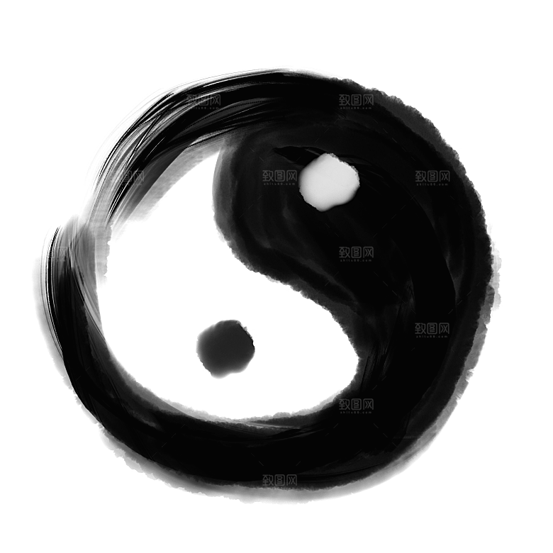 太极八卦阵png免抠图片ps素材透明