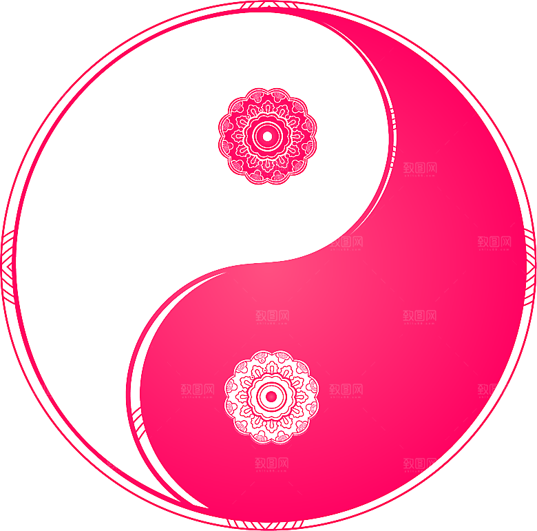 太极八卦阵png免抠图片ps素材透明