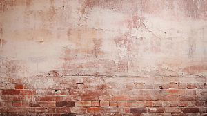 老旧破旧复古斑驳红砖墙面砖墙壁纸素材高清
