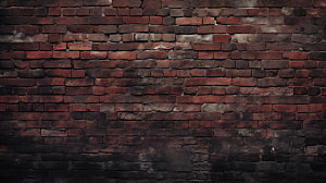 老旧破旧复古斑驳红砖墙面砖墙壁纸素材