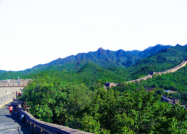 卡通长城剪影山海嘉峪关插图PNG免抠素材