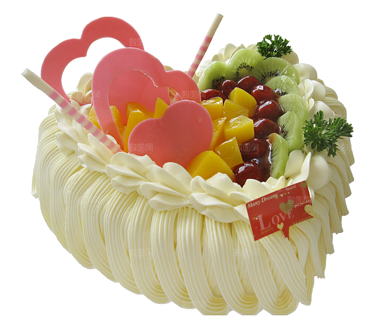 高清生日蛋糕背景图案PNG情侣生日