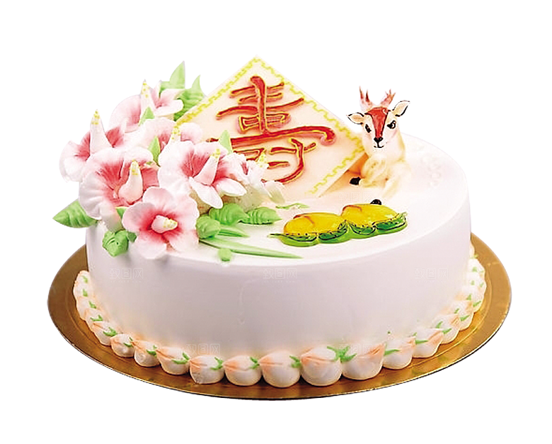 高清生日蛋糕背景图案PNG情侣生日素材