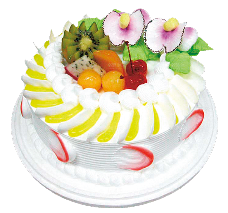 高清生日蛋糕背景图案PNG情侣生日素材