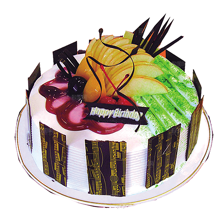 高清生日蛋糕背景图案PNG情侣生日素材
